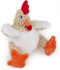 goDog Checkers Fat Rooster Squeaky Plush Dog Toy - Mini - image 4