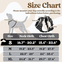 rabbitgoo Dog Harness Small Sized, No Pull Pet Harness with 3 Buckles, Adjustable Soft Padded Vest with Control Handle, Walking Reflective Pet Vest for Small Dogs, Black, S