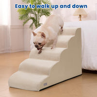 Dog Stairs for Small Dogs & Cats - Beige / 5 - image 3