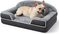 Orthopedic Dog Bed for Extra Large Dogs - Dark Grey / 30.0"L x 20.0"W x 6.5"Th