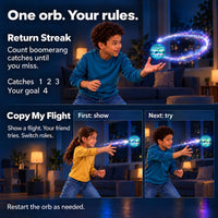 AMERFIST Flying Orb Ball Toy - Light Blue - image 4