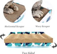 PEEKAB Cat Scratcher Cardboard Wide Scratching Board Reversible - XL-3pcs - image 2