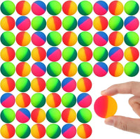 Jenaai 50 pack 45 mm two-color rubber bouncy balls - view 3