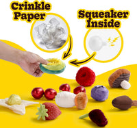 Nocciola Squeaky Bread Stuffed Dog Toys Pack - Fruits - image 3
