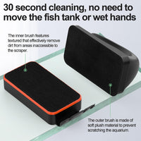 hygger Magnetic Aquarium Fish Tank Glass Cleaner - M - image 2