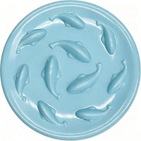 Slow Feeder Bowl for Cats and Small Dogs - Blue