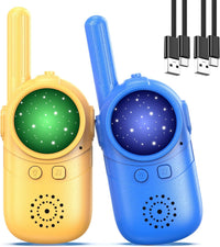 Inspireyes Kids Walkie Talkies - Blue Star / 2 Pack