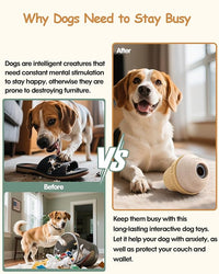 Dog Frozen Treat Toy, Long-Lasting Interactive Dog Toys to Keep Them Busy, Fillable & Freezable Birthday Gifts, Enrichment Toys for Puppy