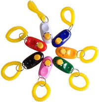 SunGrow 2-Pack Dog Clicker for Training with Wrist Bands - 7 Pieces (Multicolor)