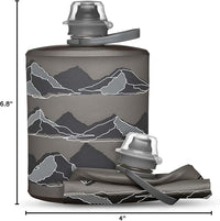 HydraPak Stow - Collapsible Backpacking Water Bottle (350ml, 500ml, 1L) - BPA Free, Ultra Light, Spill-Proof Twist Cap