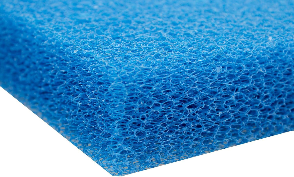AQUANEAT Aquarium Filter Sponge Open Cell Foam Sheet Bio Sponge - 23" Lx 12.25"W x 2"H / Blue - image 2