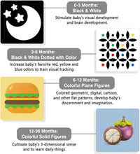 High Contrast Black and White Baby Cards for Newborns 0-3 Months – Fun for Kids & Family - 80 Cards 0-36 Months - image 3