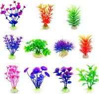 CousDUoBe Artificial Aquatic Plants 11 Pcs Small Aquarium Plants