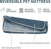 VANKEAN Waterproof Reversible Crate Mat Cool/Warm Washable Joint - L / Navy - image 4