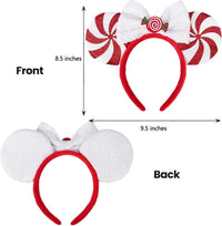 ETLUK Mouse Ears Headband - Candy Red - image 2
