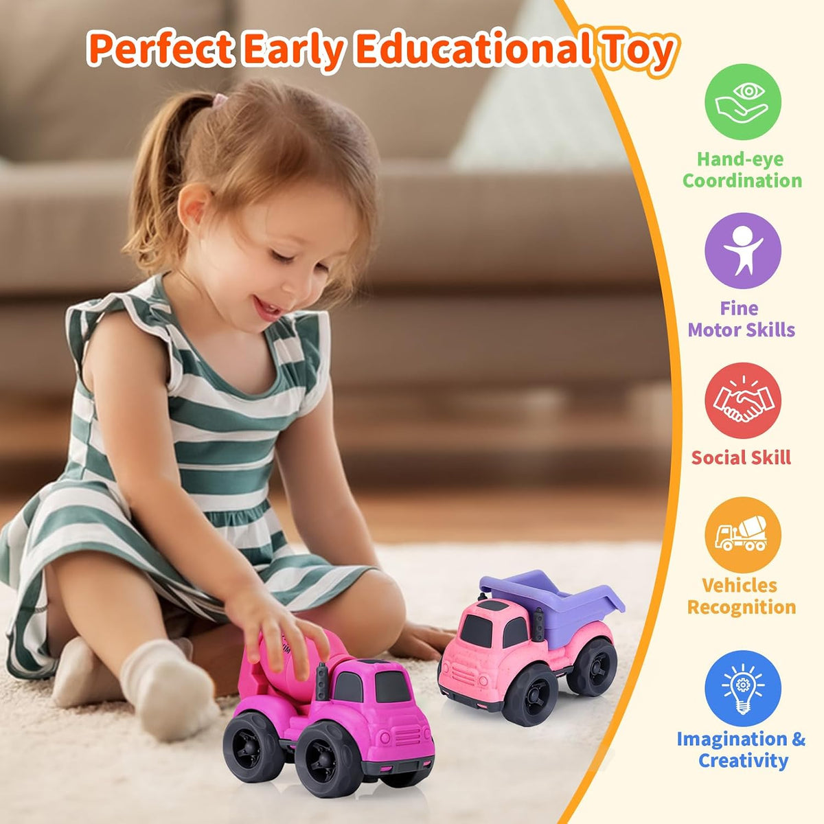 Toddler Toys for 2 Year Old Boy - Red - image 2