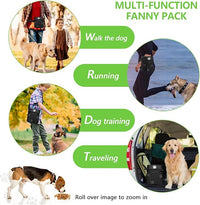 Dog Treat Pouches for Pet Training, Treat Pouches for Pet Training,Large Dog Treat Training Pouch and Dog Clicker,Dog Training Treat Pouch Built-in Poop Bag Dispenser-Black Pattern.