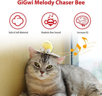 GiGwi Interactive Cat Toys Squeaky - Bee - image 4