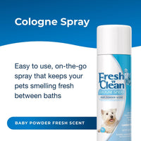 PetAg Fresh ’n Clean Cologne Spray, Baby Powder Scent - 6 Ounce (Pack of 2) - image 2