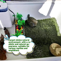 2pcs Reptile Carpet Terrarium Liner Tortoise Bedding Reptile - 4PCS（M）：11.81 X 7.87 in - image 2