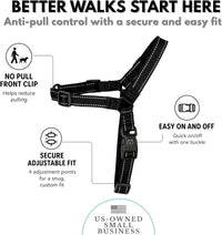 ShawnCo Dream Walk Pro No-Pull Dog Harness – Essentials for Dogs - Medium / Midnight - image 3