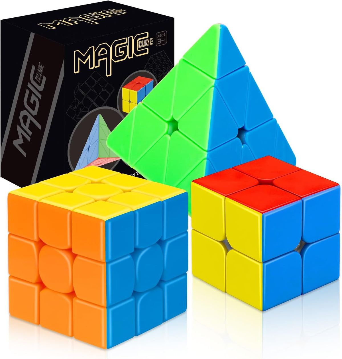STEAM Life Speed Cube Set - 3 Pcs