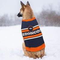 Pets First NFL Chicago Bears Dog Sweater - X-Large / Denver Broncos - image 3