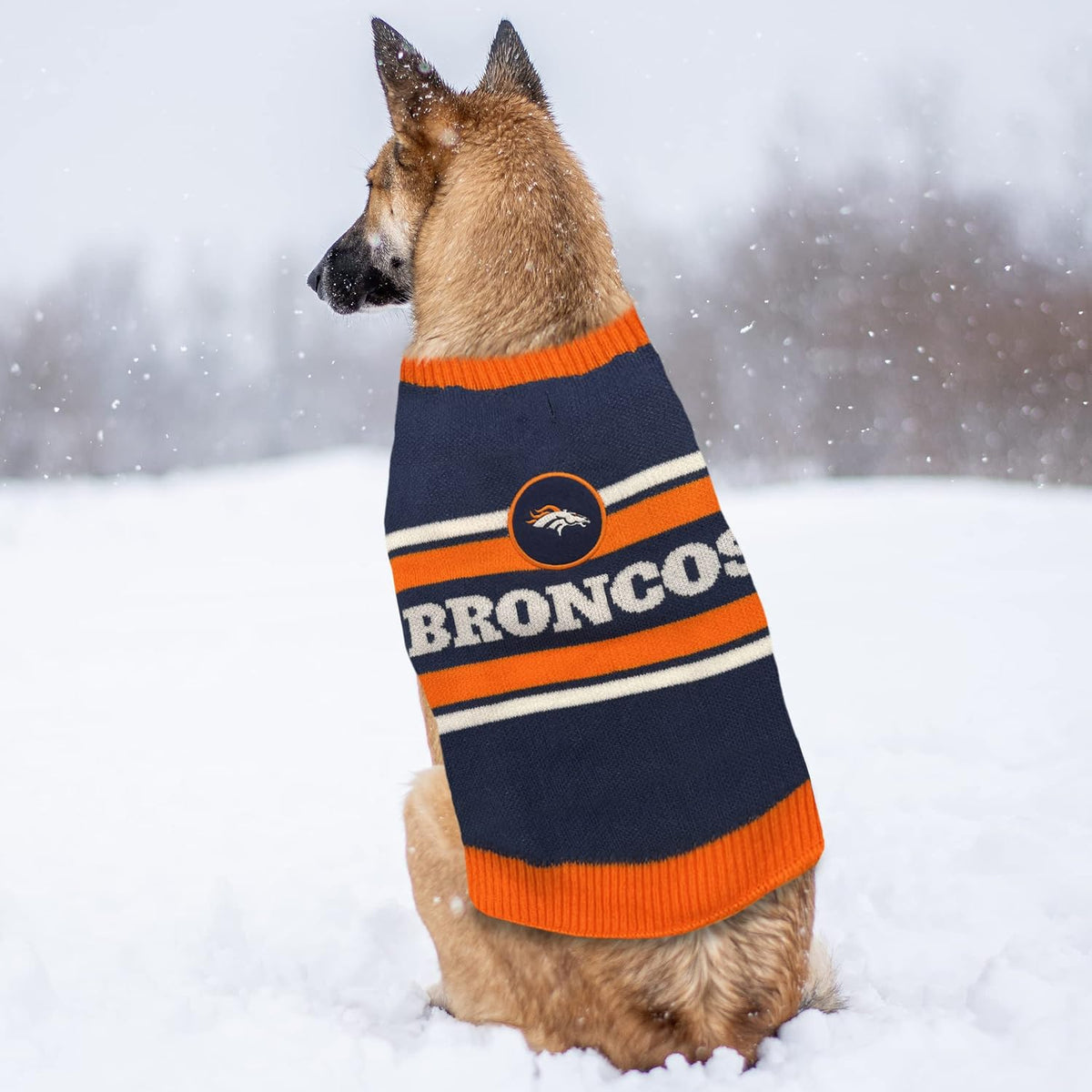 Pets First NFL Chicago Bears Dog Sweater - X-Large / Denver Broncos - image 3