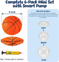 Shindel 5 Inch Mini Basketball - Orange - image 2