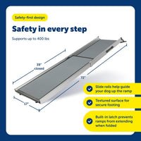 PetSafe Happy Ride Extra Long Telescoping Dog Ramp - Standard - image 2