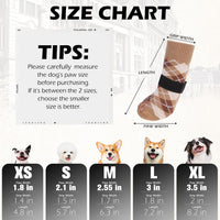 EXPAWLORER Dog Socks to Prevent Licking Paws - Large / Khaki - image 2