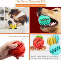 Sunglow 2 Pack Dog Toy Ball – Essentials for Dogs - Yellow/Blue / 2.36 in - image 3