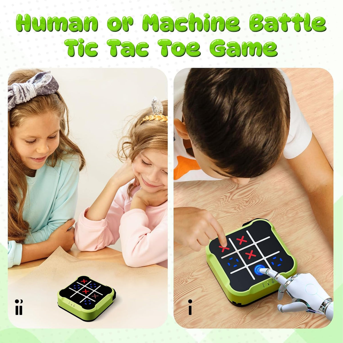 Bacare Tic Tac Toe Bolt handheld electronic game with lit-up grid - view 13