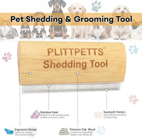 Dog Brush for Shedding, Deshedding Grooming Tool for Dogs, Cats – Essentials for Dogs - 5.2 Inch - image 4