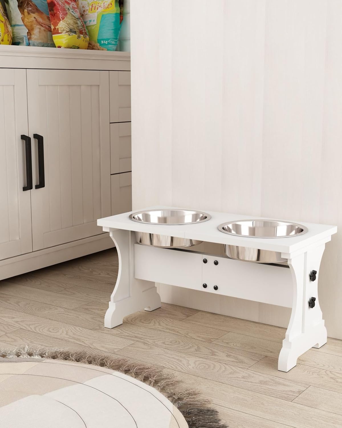 Piskyet Elevated Dog Bowls, Dog Bowl Stand - image 4