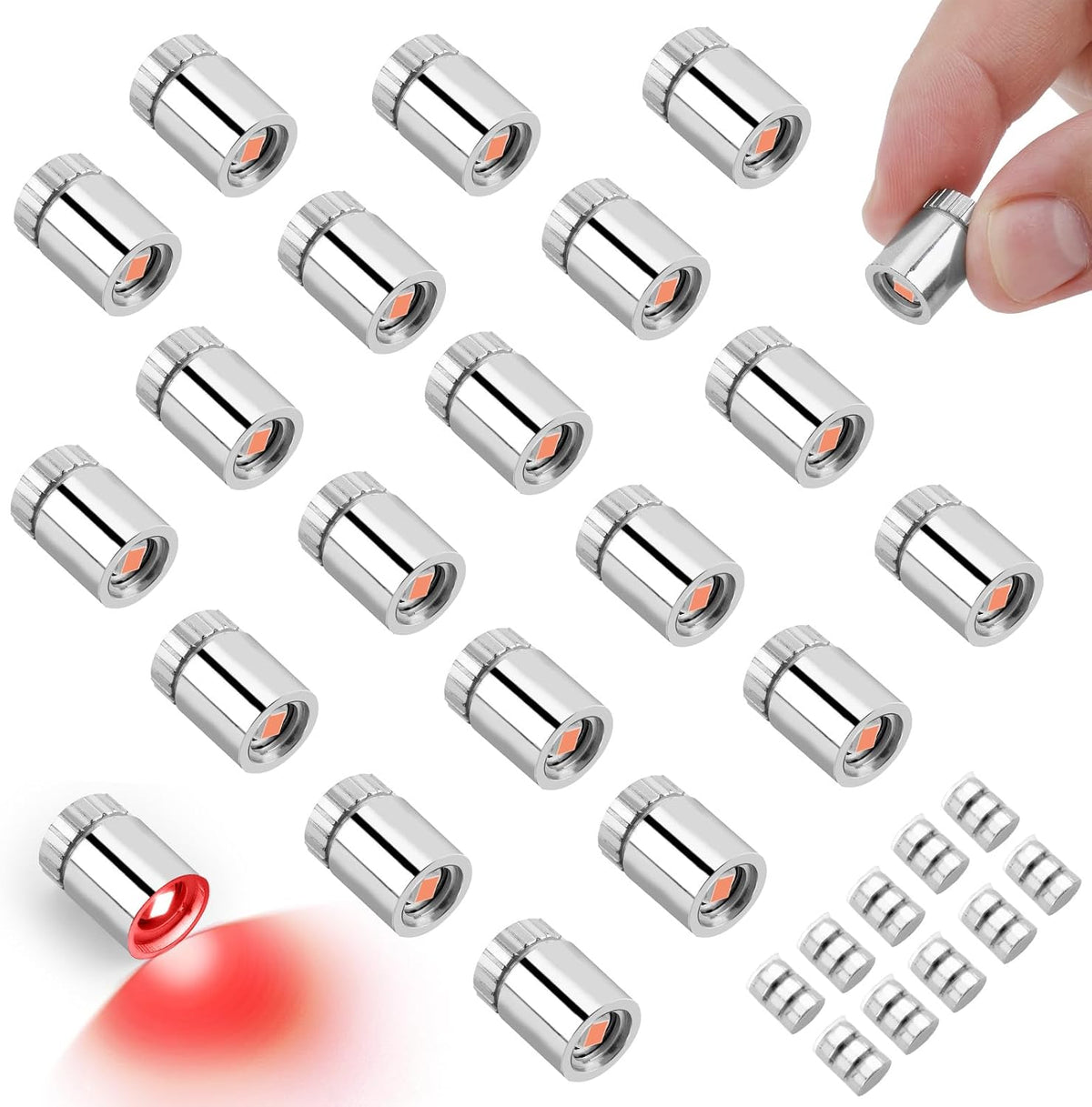 10pcs Mini Led Lights for Craft - Red / 20
