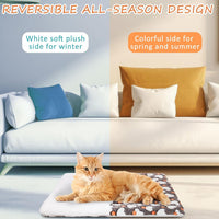 2 Pack Self Warming Cat Dog Bed Pad - Grey / 22'' X 18'' / Hearts - image 4