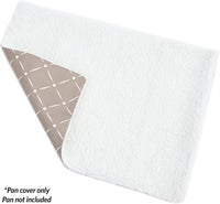 MidWest Homes for Pets Quiet Time Reversible Crate Pan Cover 36' - Mushroom Diamond/Fleece / Crate Pan Cover 24" - image 4