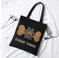 FOTAP Dog Owner Shopping Tote - Dog Park Bag and Doggie Gift