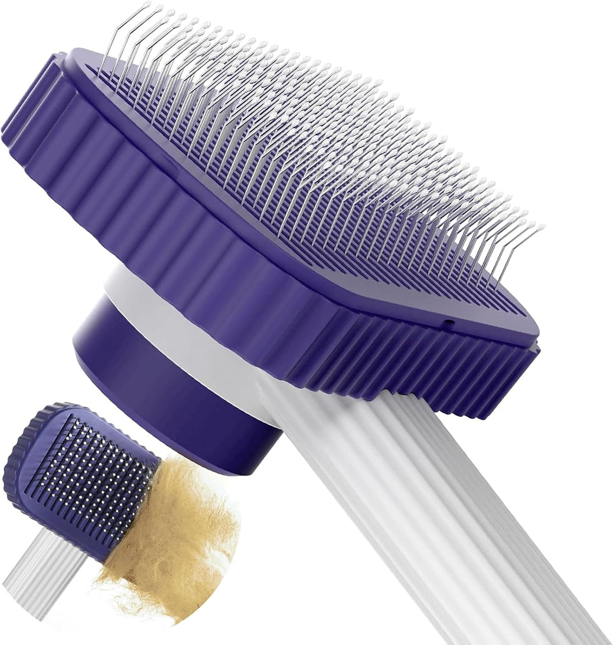 Cat brush, Cat Brush for Long or Short Haired Cats – Essentials for Cats - Dark Blue