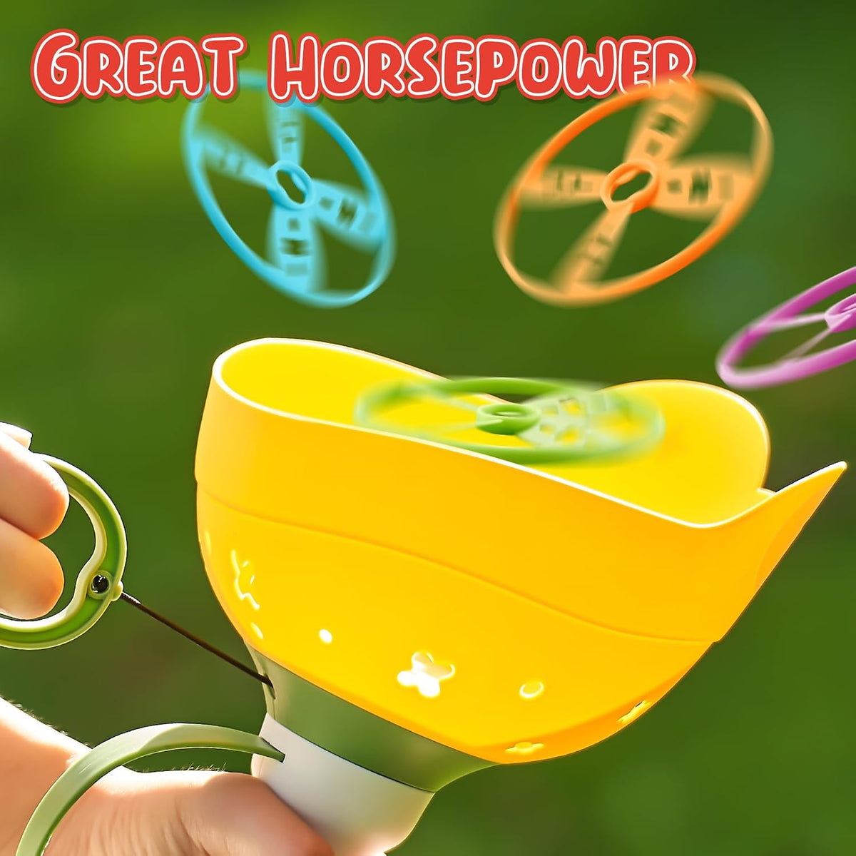 Outside Toys for Kids Ages 4-8 - Yellow+Green - image 4