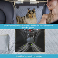 Lassie Dog Car Seat Covers for Back Seat with 2 Seat Belts - Gray / Truck - image 2