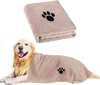 Puomue 2 Pack Microfiber Dog Towels for Drying Dogs - Camel / 40 x 23.6 inches - 1 Pack