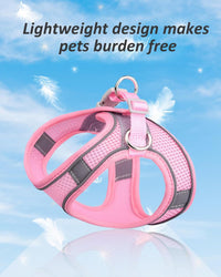 Solmoony no-pull step-in mesh dog harness for small and medium dogs with reflective strip - view 3