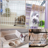 PINVNBY Large Rabbit Litter Box - Brown - image 4