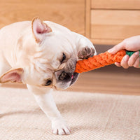 Dog Toys Puppy Teething Chew Toys 3 PCS - orange - image 2