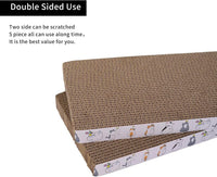 5 Packs cat Scratcher Toys Reversible Scratching Post Board - 5 Packs - image 2