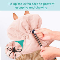 Cat Recovery Collar, Soft Adjustable Cat Cone Alternative, Lightweight Waterproof Fasteners Collars for Cats Kittens Puppies, After Surgery Stop Licking and Daily Use (Orange Pink, S(Neck5.5-9.8"))