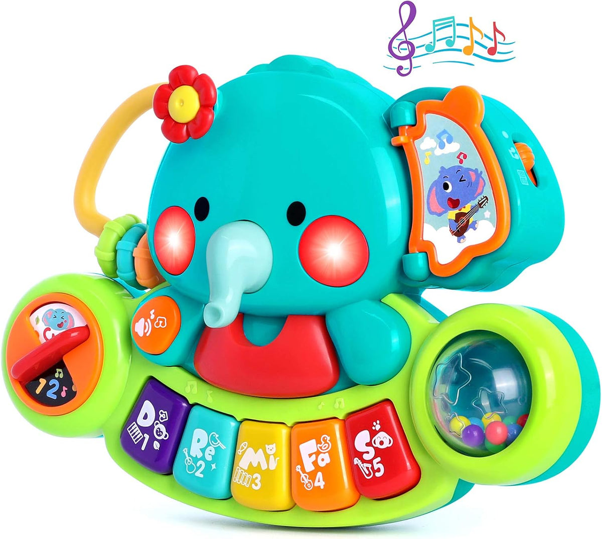 Baby Piano Toys 6-12 Months - Elephant