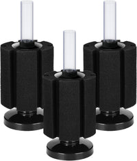 AQUANEAT 3 Pack Aquarium Bio Sponge Filter Breeding Fry Betta Shrimp - M Large up to 50Gal